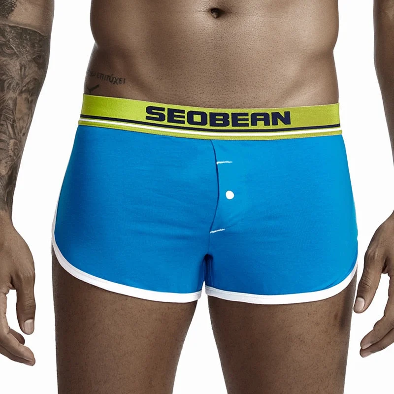 Aonga Cyber Monday Sales Men's Boxer Shorts Comfortable Underwear Men Boxers Home Shorts Pajama Bottoms Shorts Lounge Underpants Male Sleepwear aonga