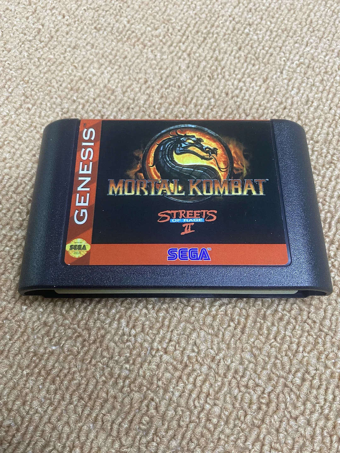Street of Rage 2 Mortal Kombat Edition For SEGA Genesis & Mega Drive - 16 Bit Game Cartridge