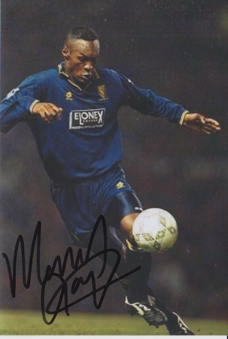 MARCUS GAYLE HAND SIGNED 6X4 Photo Poster painting AFC WIMBLEDON FOOTBALL AUTOGRAPH 5