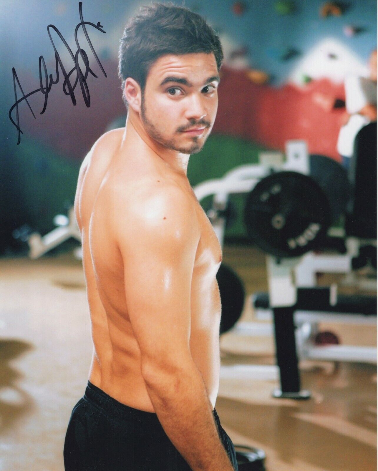 ALEXANDRE DESPATIE SIGNED AUTOGRAPH 2004 2008 OLYMPICS DIVING 8X10 Photo Poster painting #2