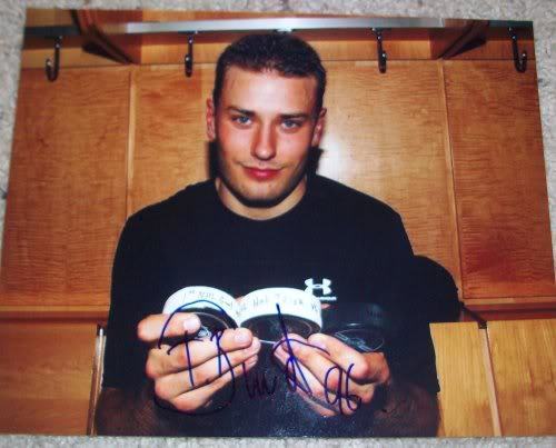 FABIAN BRUNNSTROM SIGNED AUTOGRAPH DALLAS STARS HAT TRICK 8x10 Photo Poster painting w/PROOF