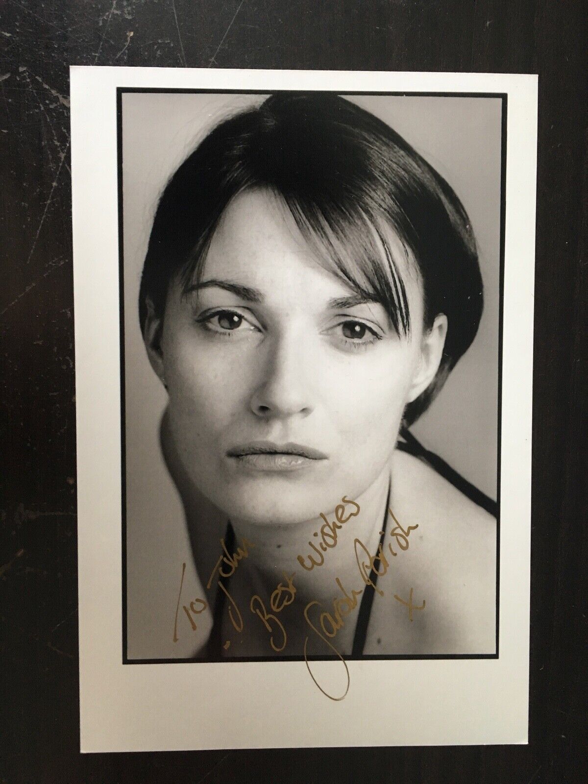 SARAH PARISH - MERLIN / DR WHO ACTRESS - EXCELLENT SIGNED Photo Poster painting