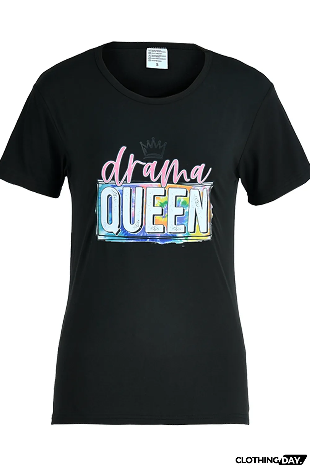 Orange Fashion Casual Letter Print Basic O Neck T-Shirts