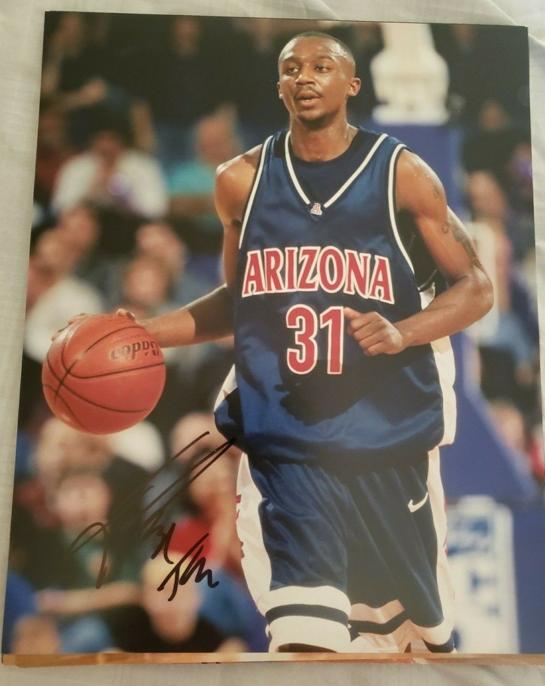 JASON TERRY ARIZONA WILDCATS SIGNED AUTOGRAPHED 8X10 Photo Poster painting W/COA JET