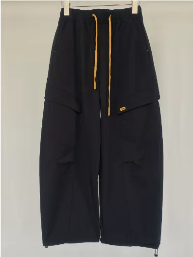 Women's Off White Drawstring Outdoor Cargo Pants