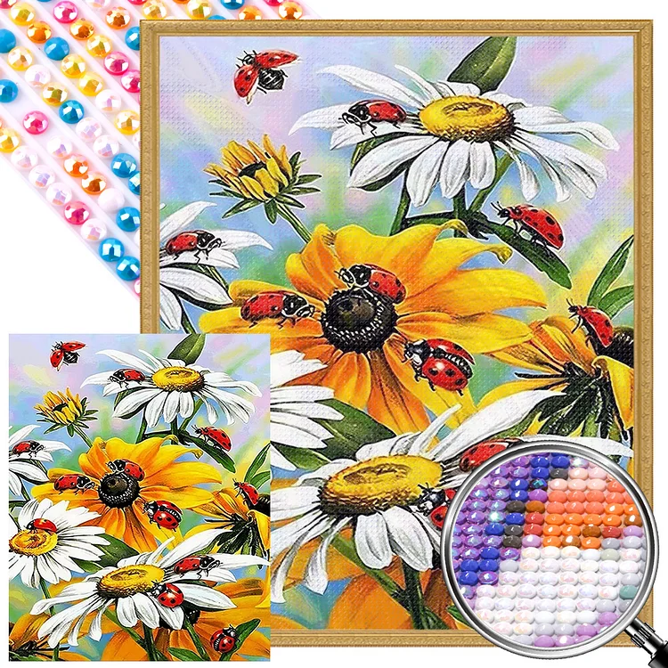 Acrylic DIY Diamond Painting Ornaments Flower Birdcage Crystal