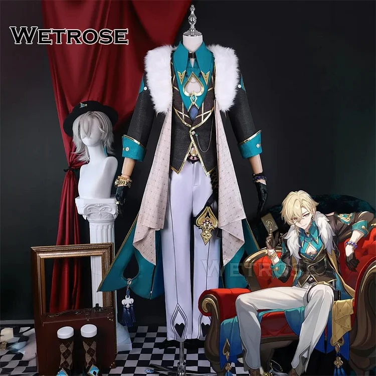 Wetrose Aventurine SSR Version Cosplay Costume Honkai Star Rail