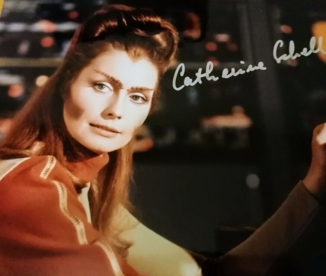 Catherine Schell signed Genuine SPACE 1999 TV Sci-Fi series 8 x 10 Colour Photo Poster painting