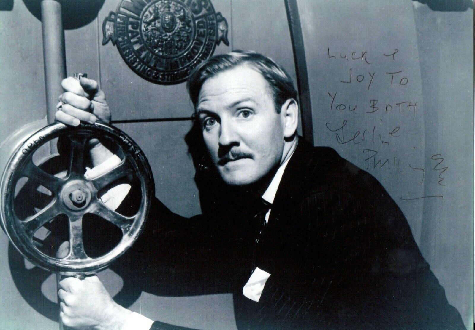 Leslie Phillips Comedy Film Actor Signed Photo Poster painting 12x8