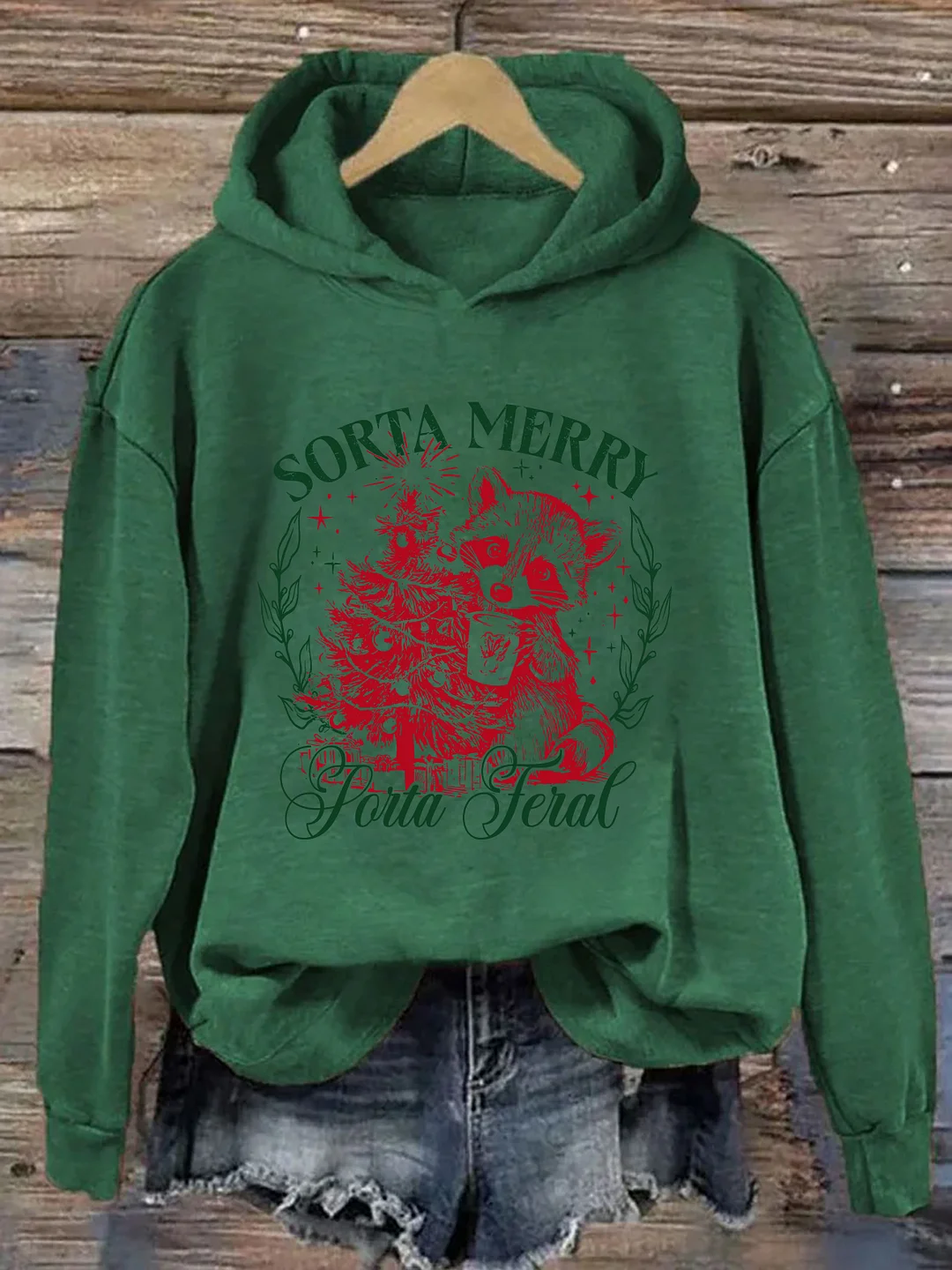Sorta Merry Sorta Feral Hoodie