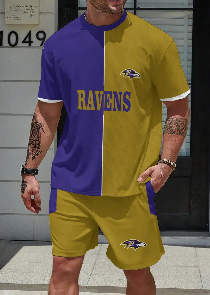 Baltimore Ravens  Limited Edition Top And Shorts Two-Piece Suits