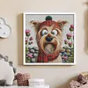 Dog-14CT Stamped Cross Stitch Egyptian Cotton 65*65cm/25.59*25.59in(Big Size) tapestrymarket