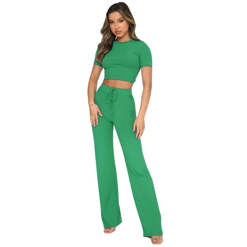 UForever21 Casual Tracksuit Two Piece Set Women Trouser Suits 2 Piece Sets Womens Outfits Female Festival Clothing Home Holiday Pant Suit