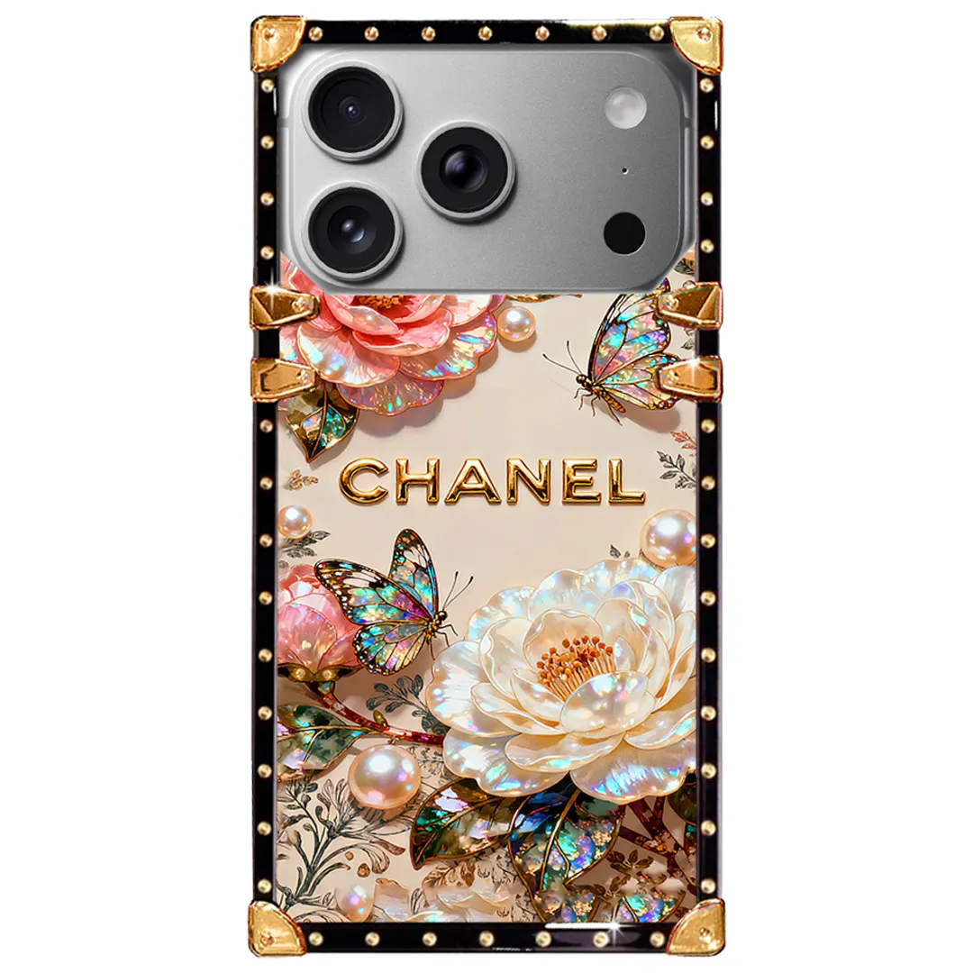 Chanel Ethereal Camellia & Pearl Trunk Case | Romantic Floral Designer Cover for Your Aesthetic OOTD