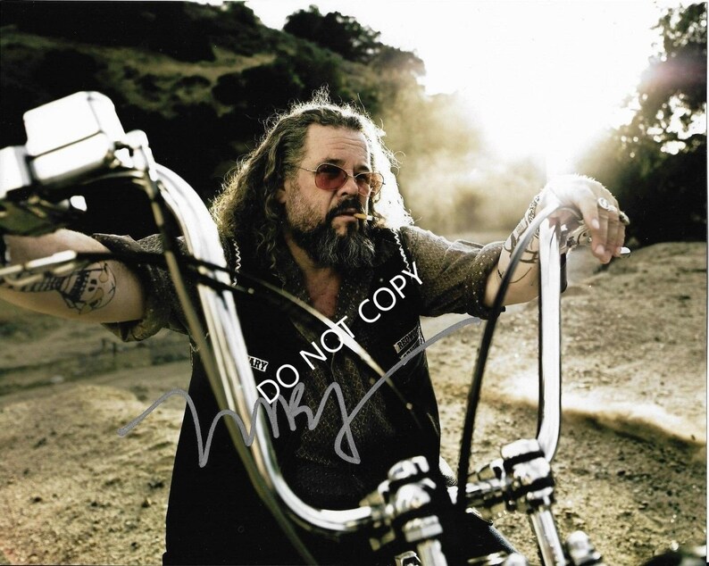 Mark BOONE BOBBY Sons Of ANARCHY 8 x10 20x25 cm Autographed Hand Signed Photo Poster painting