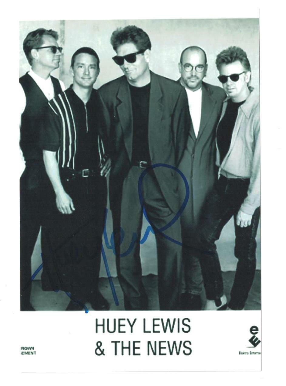 Huey Lewis Signed Autographed 4x6 Photo Poster painting Singer Huey Lewis and the News D