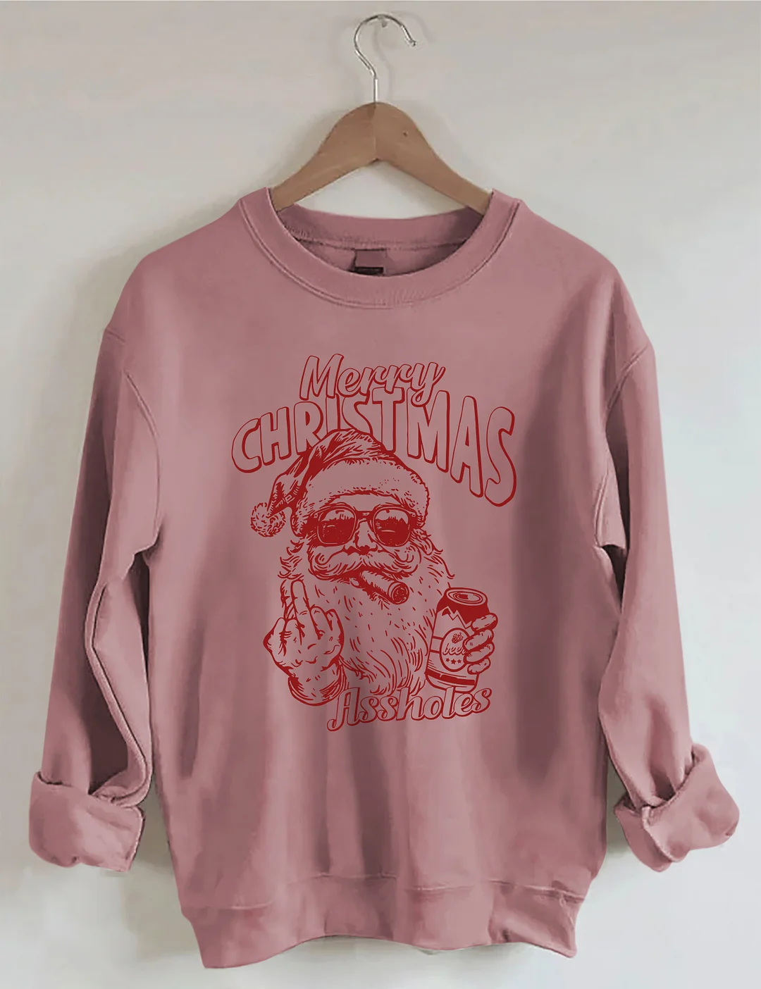 Merry Christmas Assholes Sweatshirt
