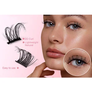 Lightweight Natural Curl Cluster 10 Pairs False Lashes Set