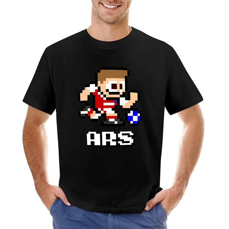 8-bit Soccer Player Classic Design Men's T-shirt