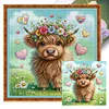 (Multi-Style) Highland Cattle-11CT Stamped Cross Stitch 40*40cm/15.75*15.75in