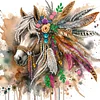 (Multi-Style)Horse-Partial Special Shaped Diamond Painting 30*30CM