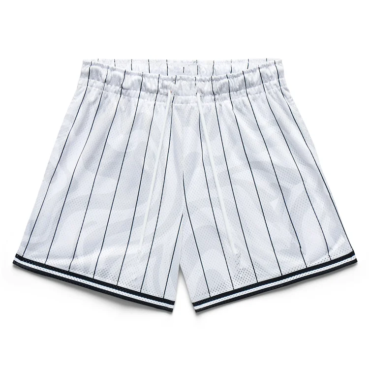 Unisex Striped Printed Athletic Shorts