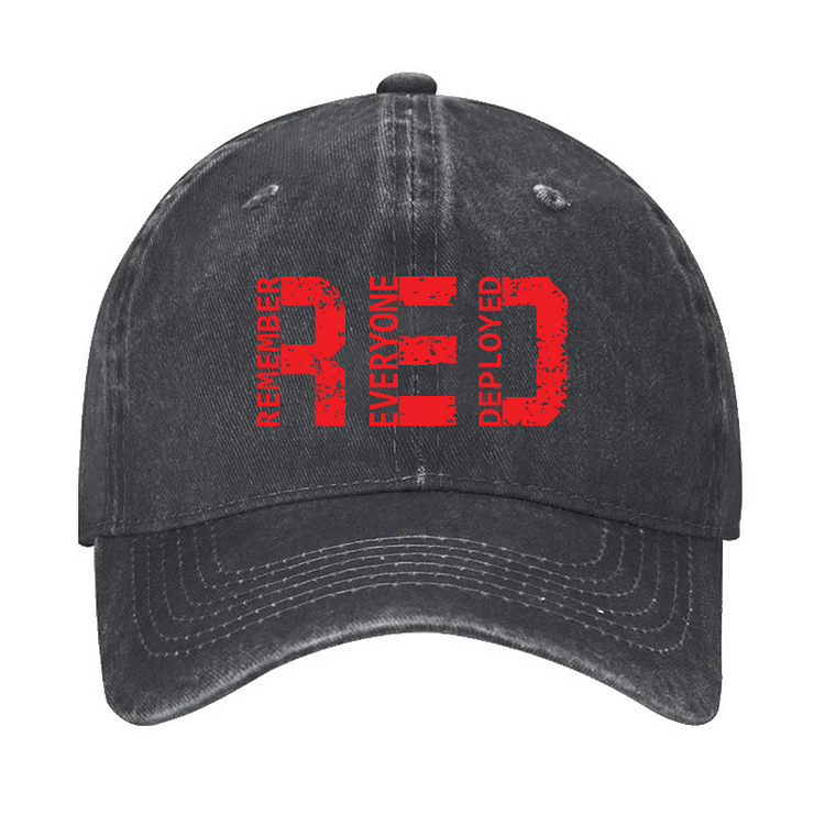 RED Remember Everyone Deployed Hat