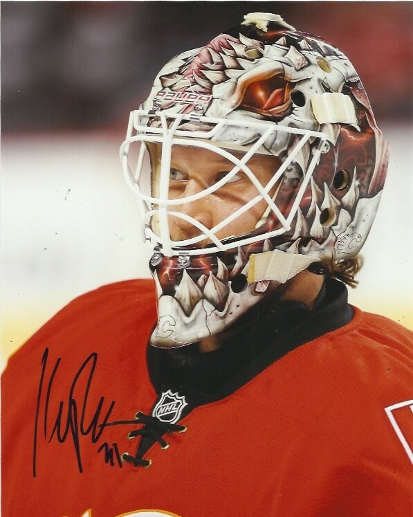 Calgary Flames Karri Ramo Autographed Signed 8x10 Photo Poster painting COA