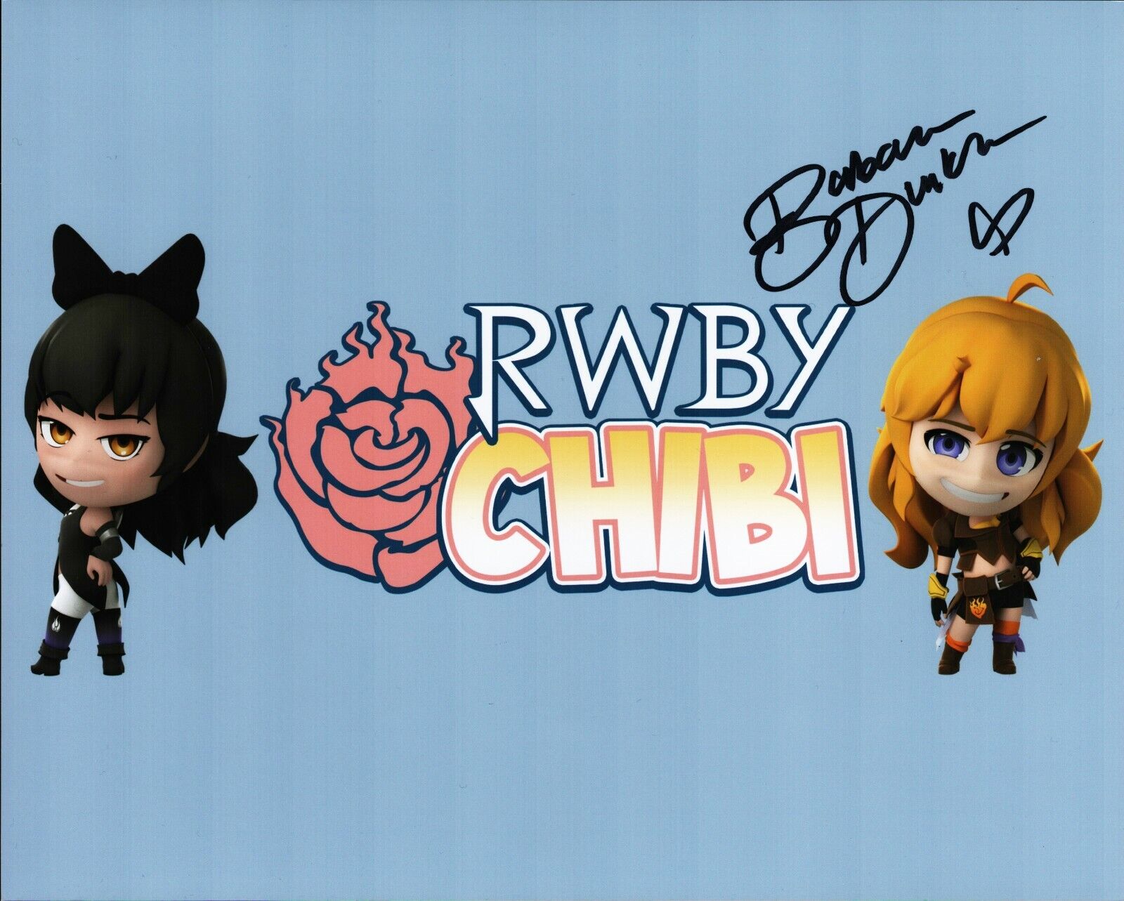 RWBY Chibi 8x10 Photo Poster painting GalaxyCon COA Autographed Signed by Barbara Dunkelman