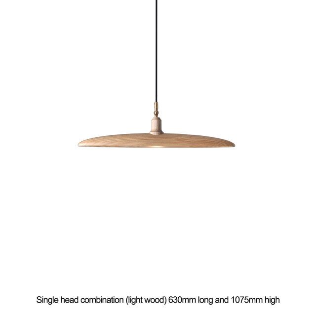 Modern Pendant Lights Solid Wood Simple Bar Restaurant Living Room Lamp Creative Personality Coffee Teahouse Lighting