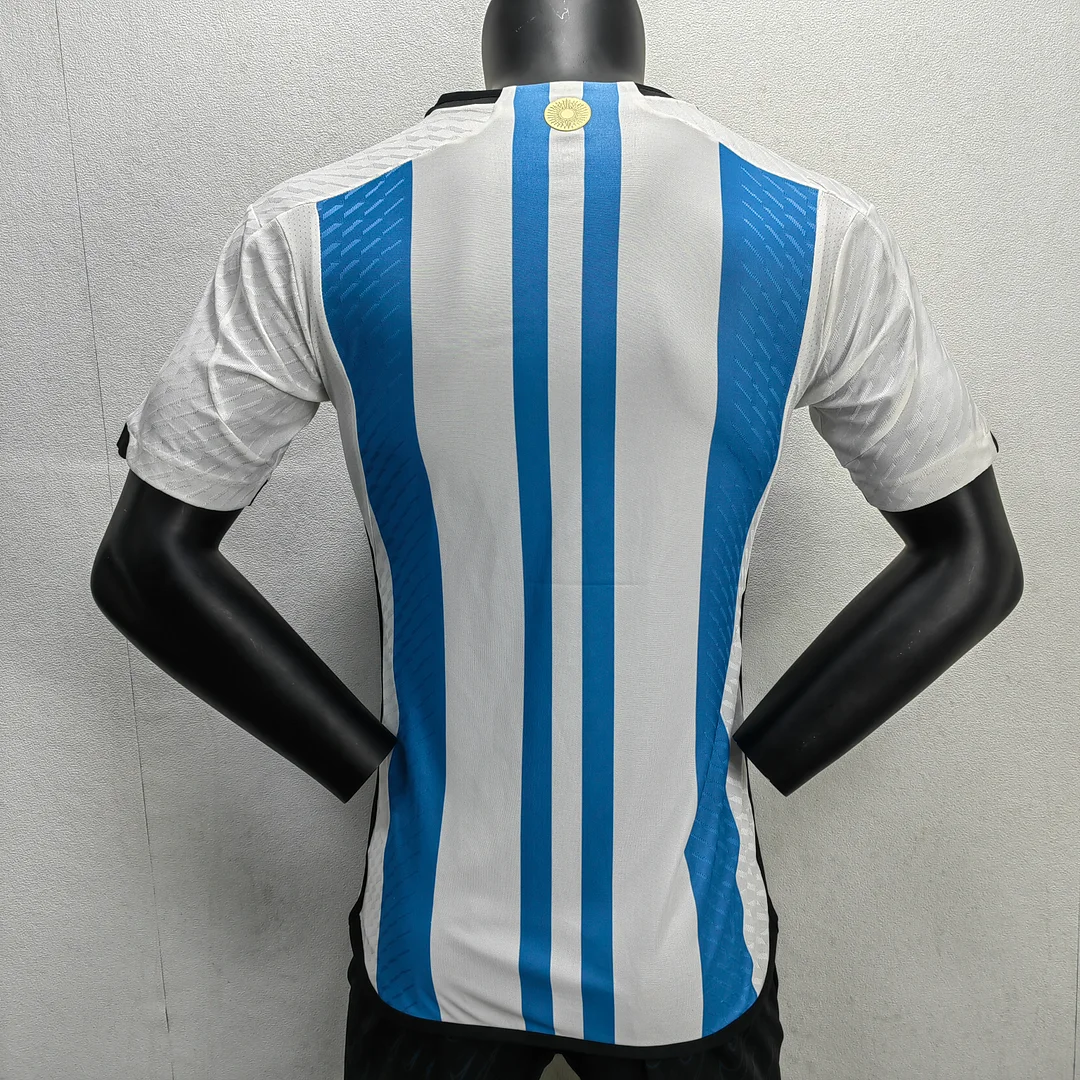 2022 Argentina Home Player Version Men's Football T-Shirt