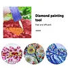 Stylo perceuse diamant avec 5 pointes &agrave; pointes 5d kits de s&eacute;lecteur de stylos pour peinture en diamant 12,3x1,7 cm couleur non fixe pour une prise confortable et un per&ccedil;age plus rapide