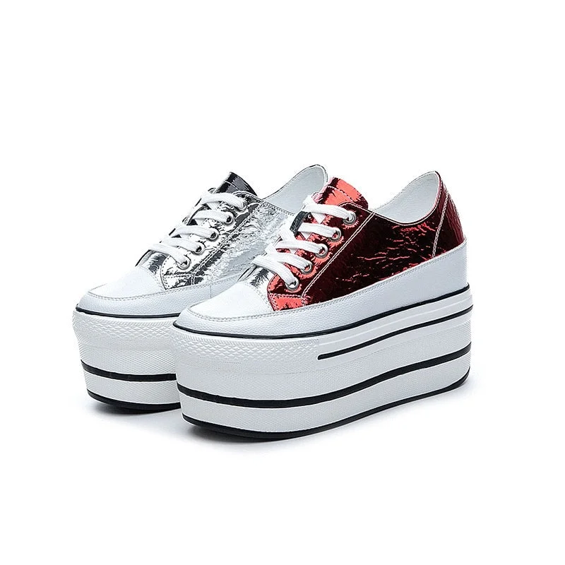 Fujin Single Shoes Women's 2021 Fashion Double Purpose White Shoes Platform Spring Thick Bottom Breathable Women Casual Shoes