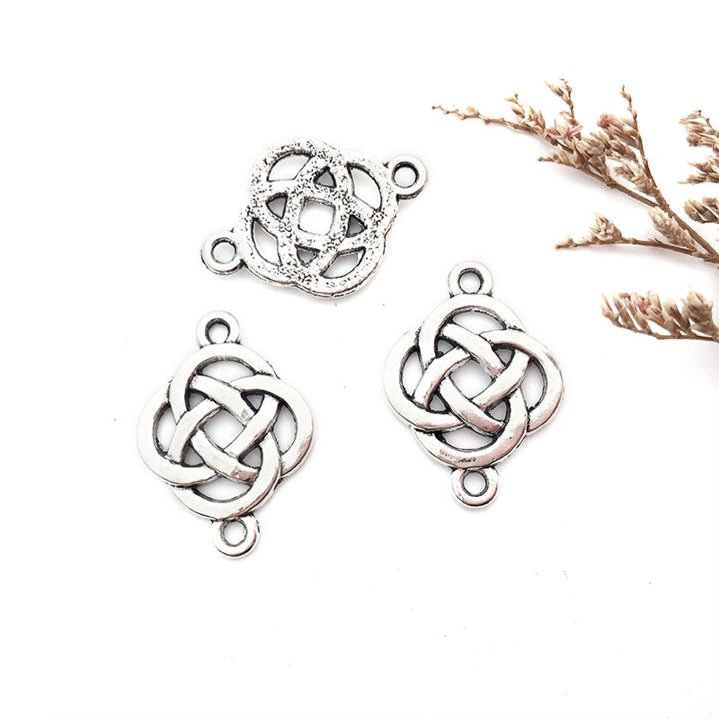 1 Piece 20 * 25mm Alloy Witches Knot Jewelry Accessories Pendant