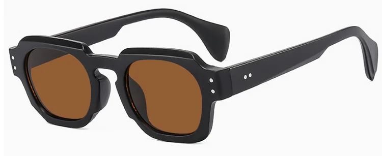 Classic Polygon Square Sunglasses For Women Small Frame Vintage Brand Designer Sun Glasses Unisex Outdoor Driving Black Shades