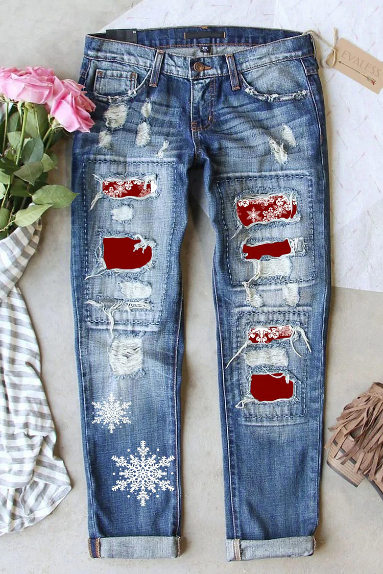 Snowflake jeans