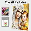 (Pre-Framed)Virgin Mary-Special Shape Diamond Painting Kit(30x40cm)