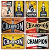 (Multi Style)Champion - Metal Tin Signs(8*12Inch/12*16Inch) - Garage