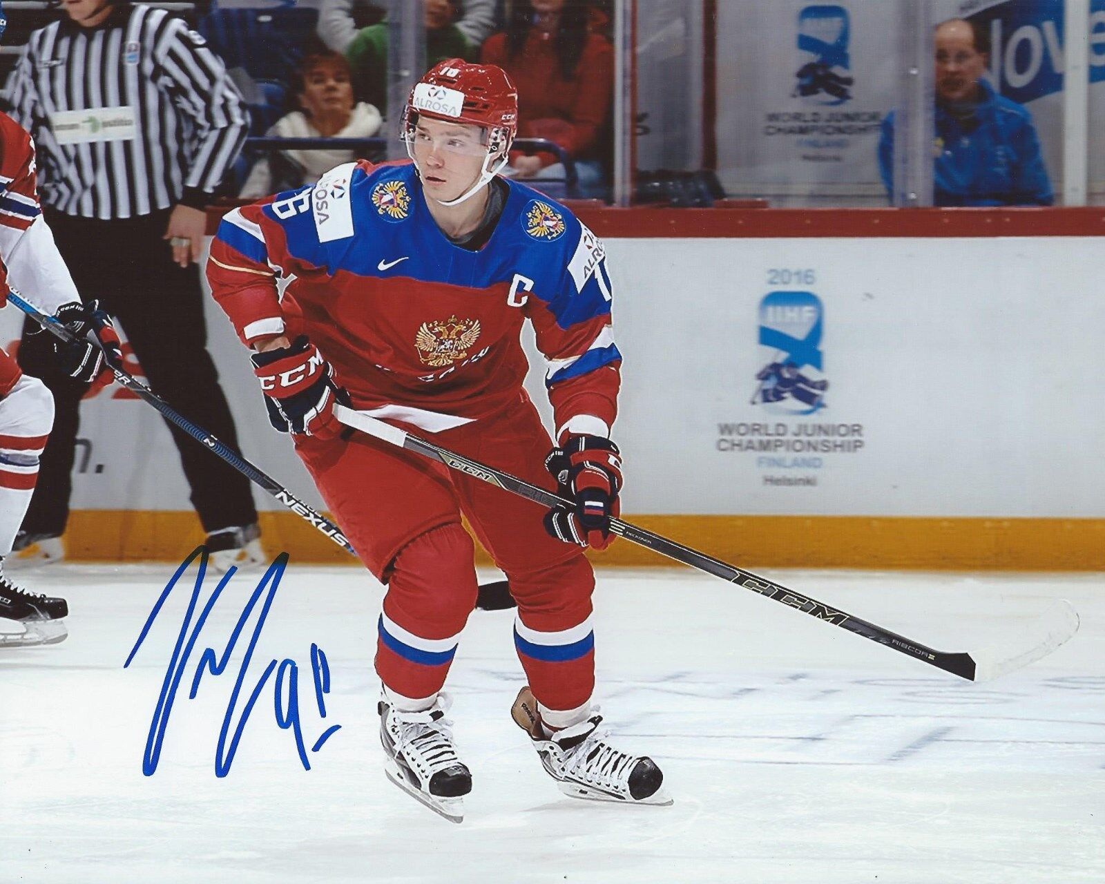 Viadislav Kamenev Signed 8x10 Photo Poster painting Team Russia World Juniors Autographed COA