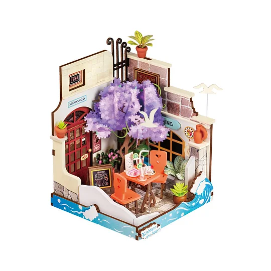 Rolife Sea Holiday Restaurant DIY Miniature House DS039 | Robotime Online