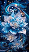 Luxury AB Velvet Diamond Painting Kit - Flower