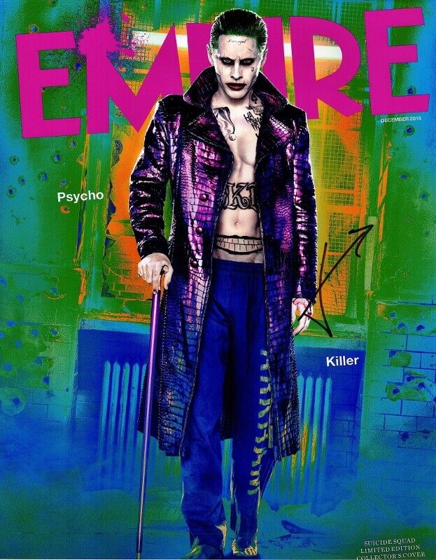 Jared Leto Signed Suicide Squad - The Joker 11x14 Photo Poster painting - 30 Seconds to Mars