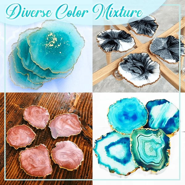Crystal Resin Coaster DIY Kit