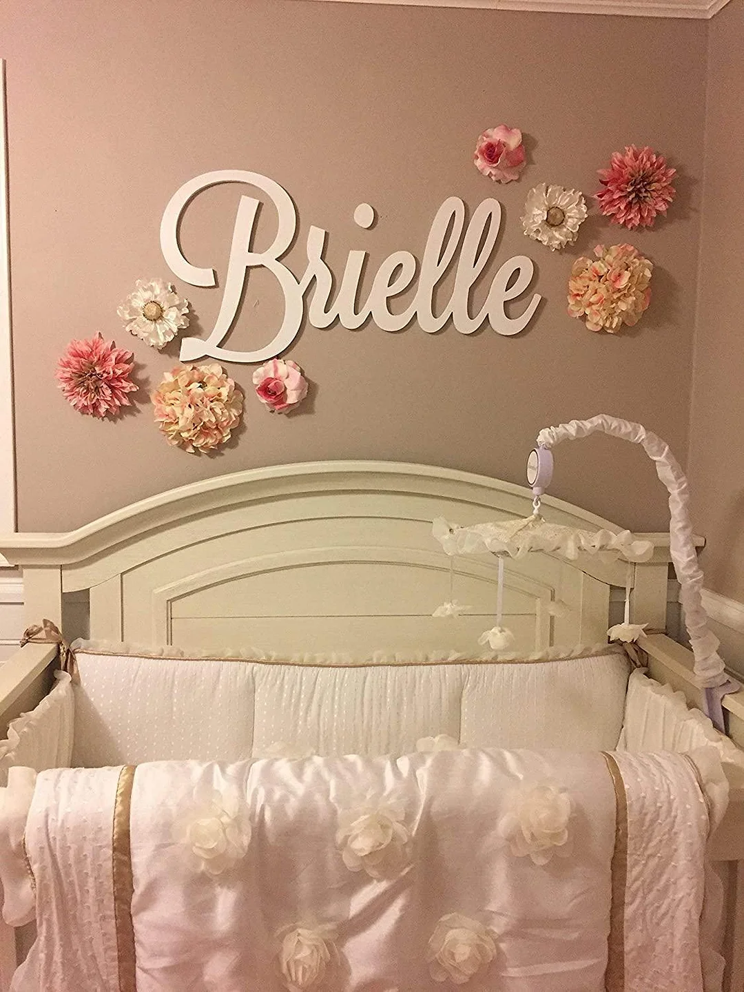 Personalized Wooden Name Sign Large size Letters Baby Name Plaque PAINTED nursery name nursery decor wall art 1020-2
