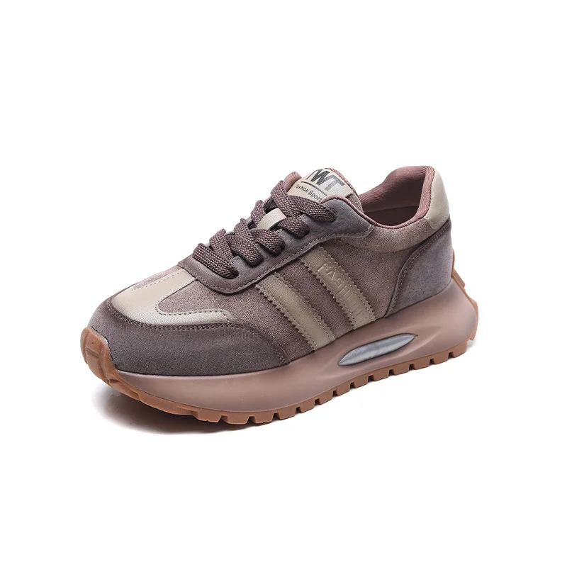 Yyvonne Shoes Ladies Old Dad Shoes Casual Low-Top Shoes 2025 Spring New Four Seasons Single Shoes