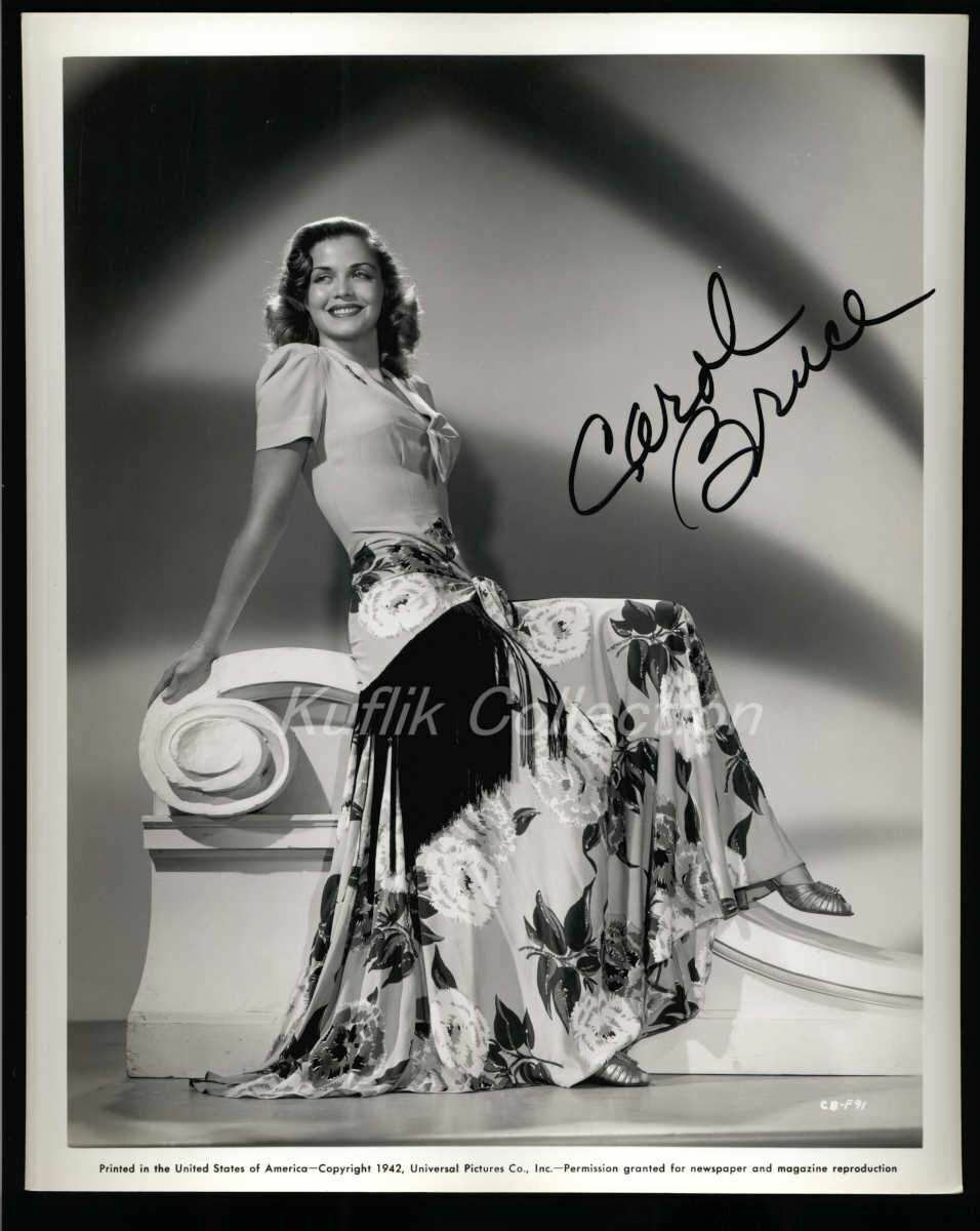 Carol Bruce - Signed Vintage Celebrity Autograph Photo Poster painting