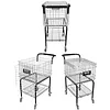 [US Local Warehouse] Foldable Tennis Cart Holds 350 Balls Sports Ball Hopper for Teaching & Court Use