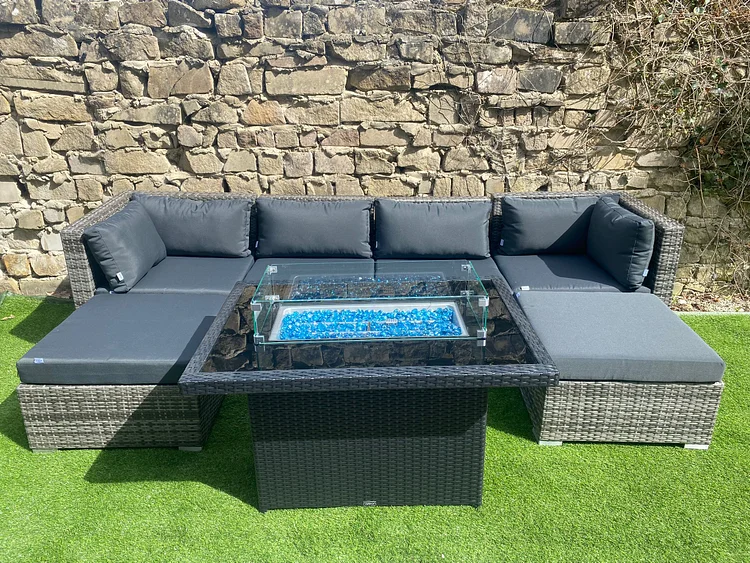 🔥kukelife🔥Docenin™Rattan modular lounge set sofa patio set wicker garden furniture