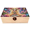 5D DIY Diamond Painting Handmade Wood Storage Box Crystal Storage Case (Elf)