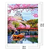 Sakura Bridge - 11CT Stamped Cross Stitch - 40*50cm